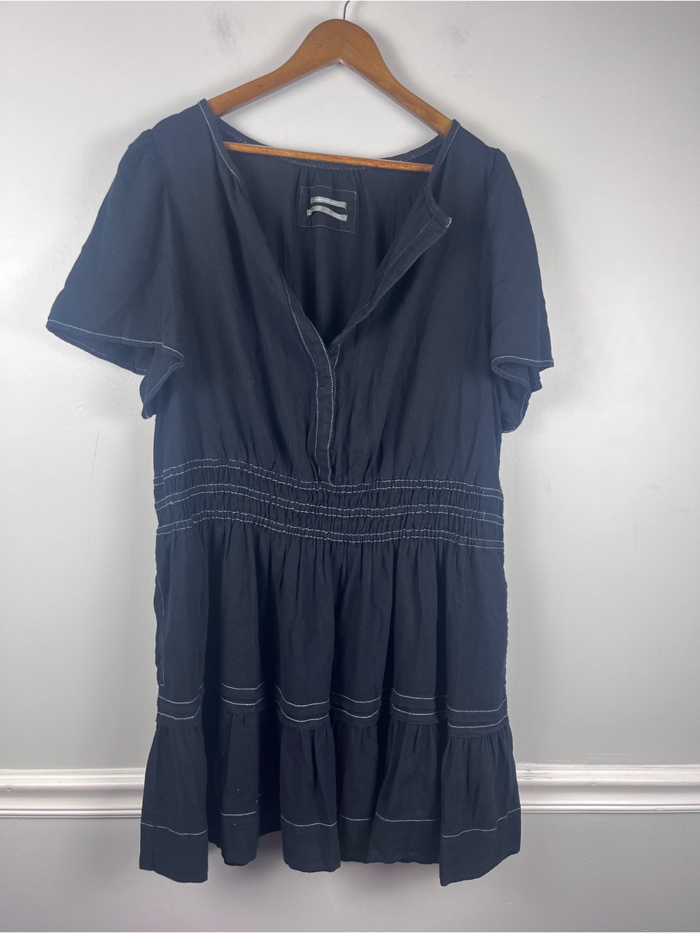 Anthropologie The Somerset Mini Dress in deep navy size 2x - Picture 2 of 7